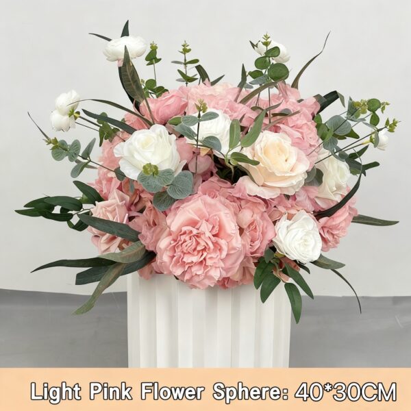 納車式の装飾がセットとシルクの花ボール&ローマカラム–リユース-耐久性