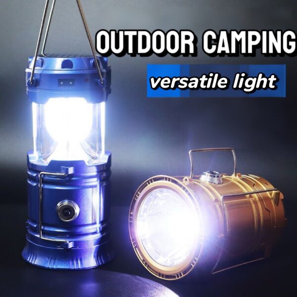 超高輝度緊急充電太陽光灯掛け外光は、家庭、街の自動販売やキャンプ場テント-夜市