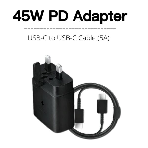 サムスン45Wの超高速充電キット（英国プラグインバージョン）–EP-TA845XWEGGB:電の安全のために、英国市場