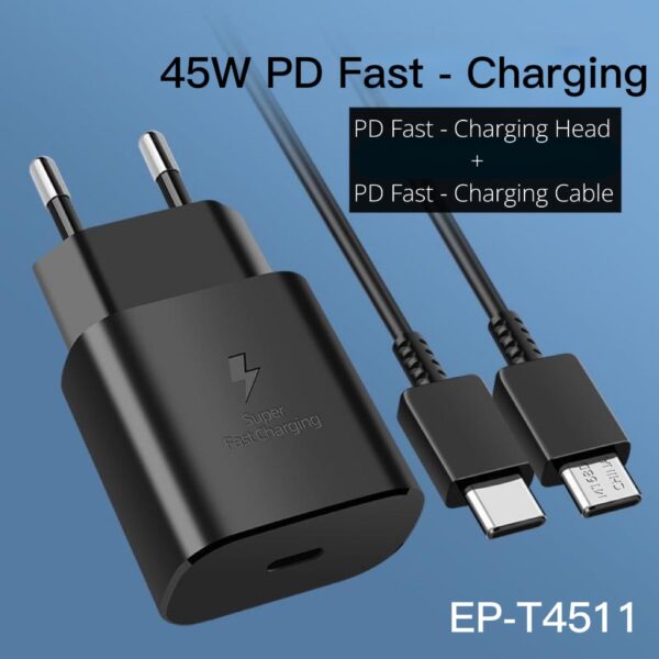 サムスン45W T4511EU充電器のプラグインセット