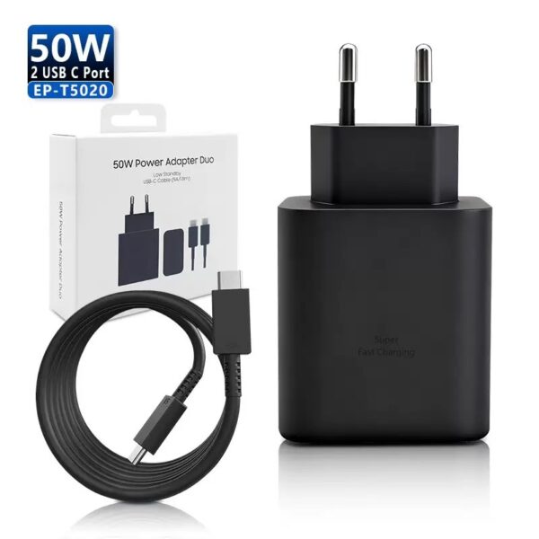 Samsung 50W 5020 EU Plug Charger Set